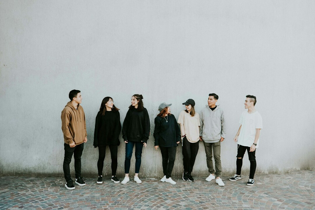 diverse group of friends