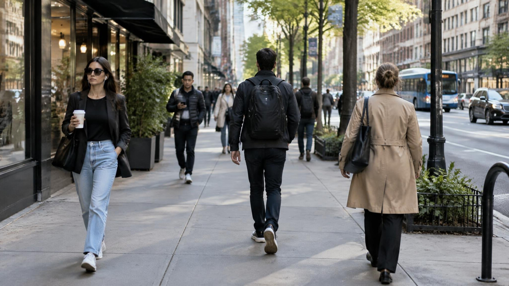 urban street scene