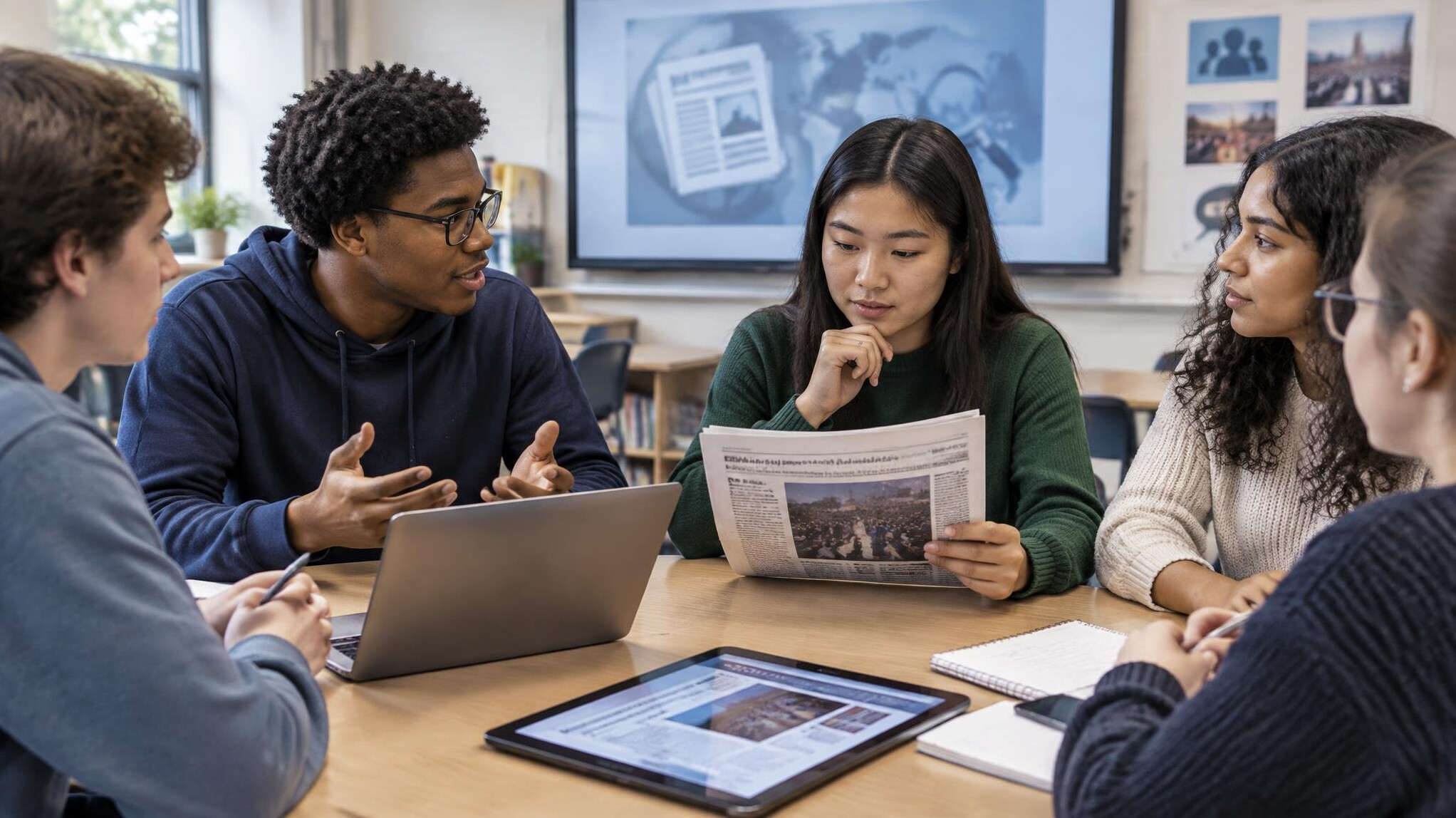 students in classroom