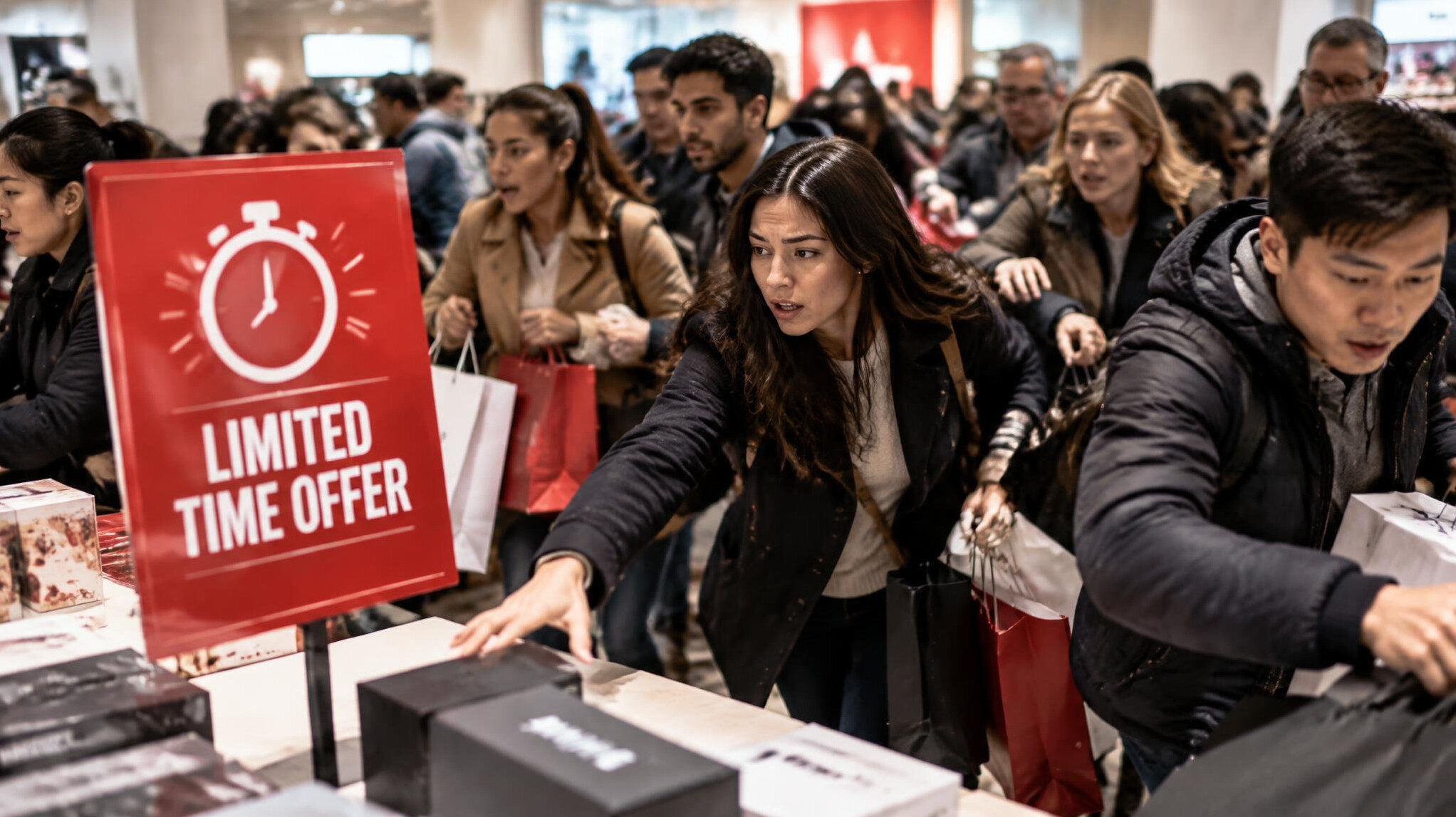 limited time offer sign